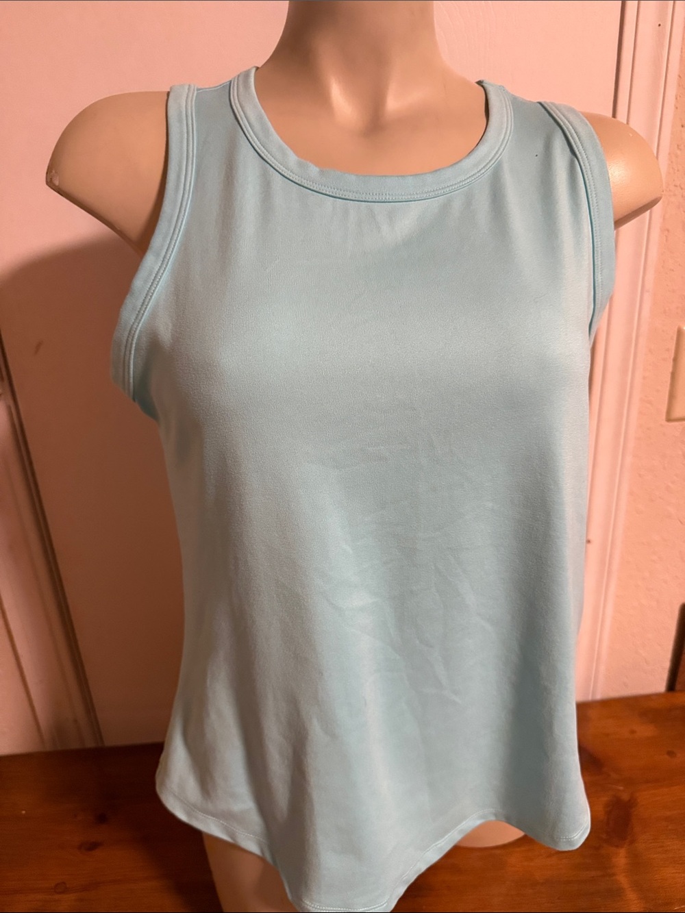 Danskin Pale Blue Crewneck Athletic Tank